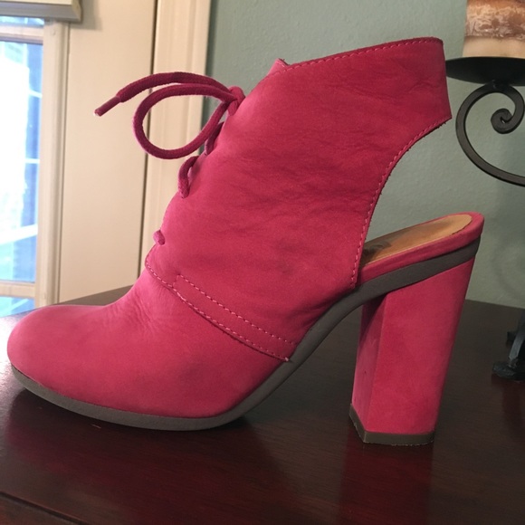 Maison Margiela BOOTS Booties MM6 HEELS - Pink / Red Sz 6 (EU 36) NICE! - Picture 8 of 16